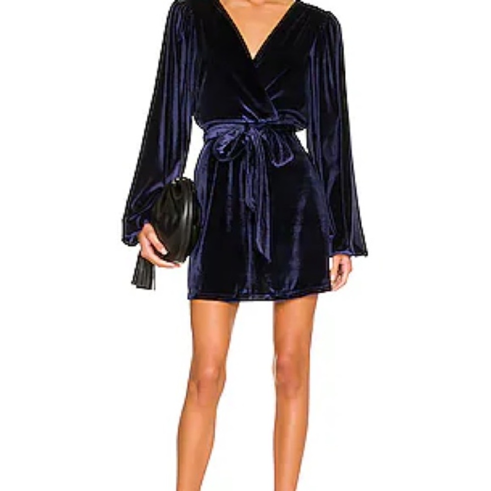 House of Harlow 1960 x Revolve Mika Kimono Dress in Navy